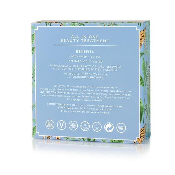 NEW SPONGELLÉ lavender sky body wash infused buffer in white - Picture 3 of 4